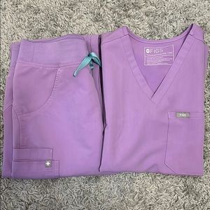 FIGS Lilac Dawn Scrub Set